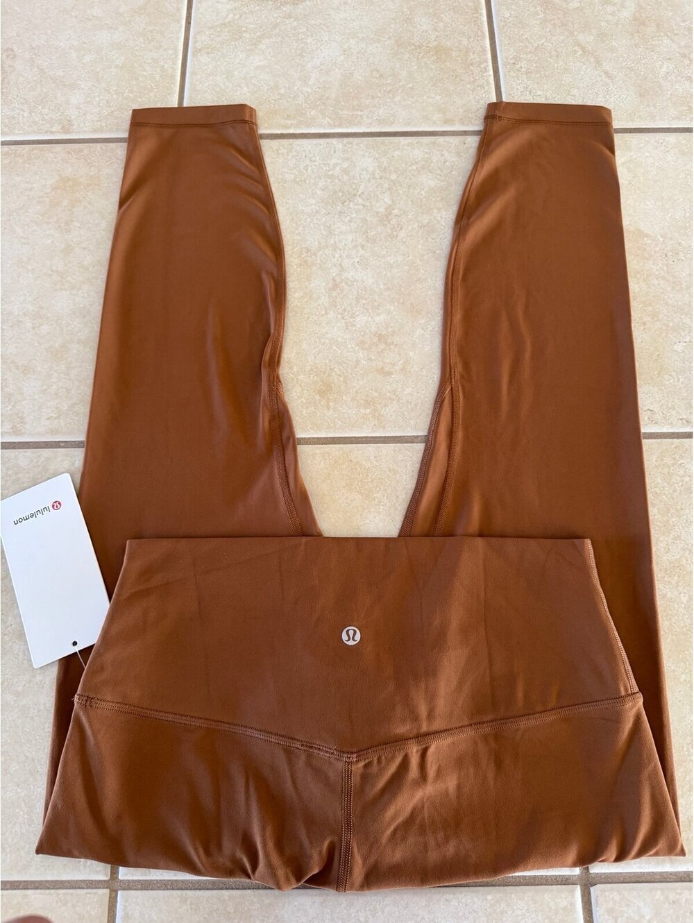 Lululemon Align High Rise 25” Copper Brown Size 10 NWT
